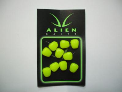 Ma�s flottant fluo jaune ALIEN BAITS en vente sur procarpe.com