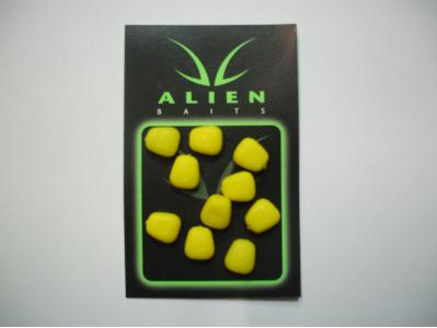 Ma�s flottant jaune ALIEN BAITS en vente sur procarpe.com