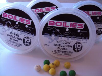 Bouillettes 10mm shellfish Bait-Tech en vente sur procarpe.com