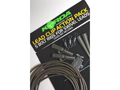 Lead clip action pack Korda noir en vente sur procarpe.com