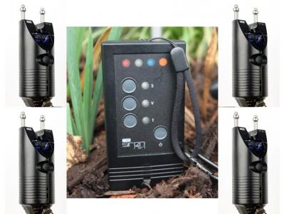 Ensemble 4 D�tecteurs NASH SIREN RS-1 et Centrale   en vente sur procarpe.com