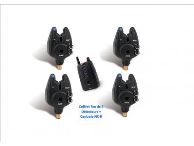 Coffret 4 d�tecteurs et centrale NX-R FOX en vente sur procarpe.com