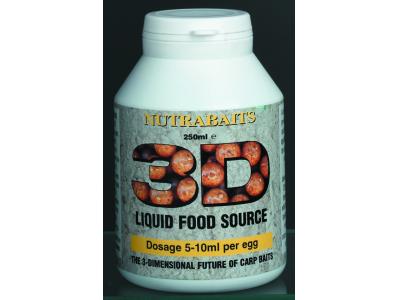 Liquide 3D 250ml Nutrabaits en vente sur procarpe.com
