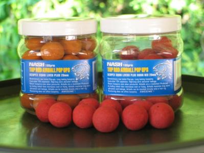 Pop Ups Top Rod Plus Airball 20mm Nash 100g en vente sur procarpe.com