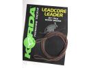 articles-peche-carpe-marque Leadcore leader 75cm Korda marron