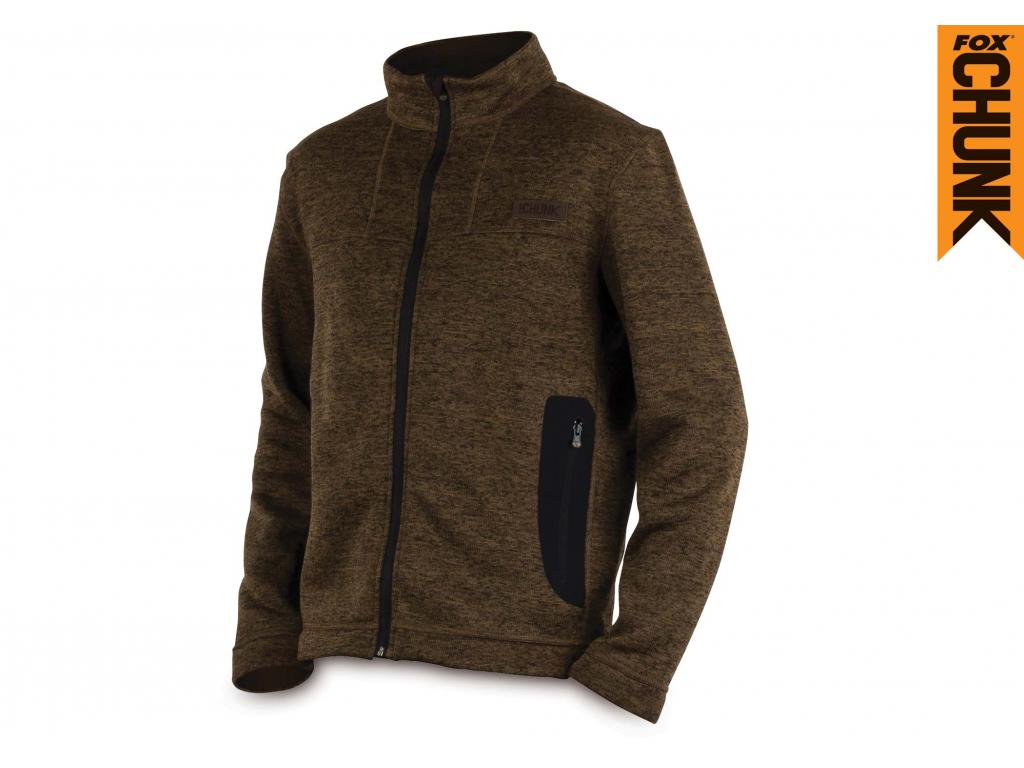 Vêtements MEDIUM KNIT CARDIGAN KHAKI CHUNK FOX