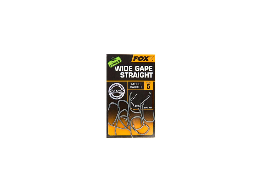 Fox Edges Wide Gape Rigs - 2 Bas De Ligne Pour Pêche à La Carpe - Montage Bouillette Et Pop-up