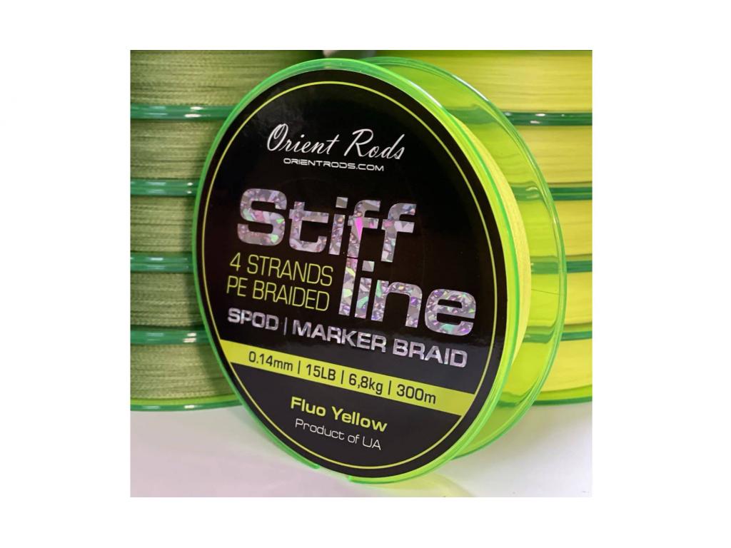 Tresse Spod/Marker 0.14mm 300m Fluo Jaune Orient Rods