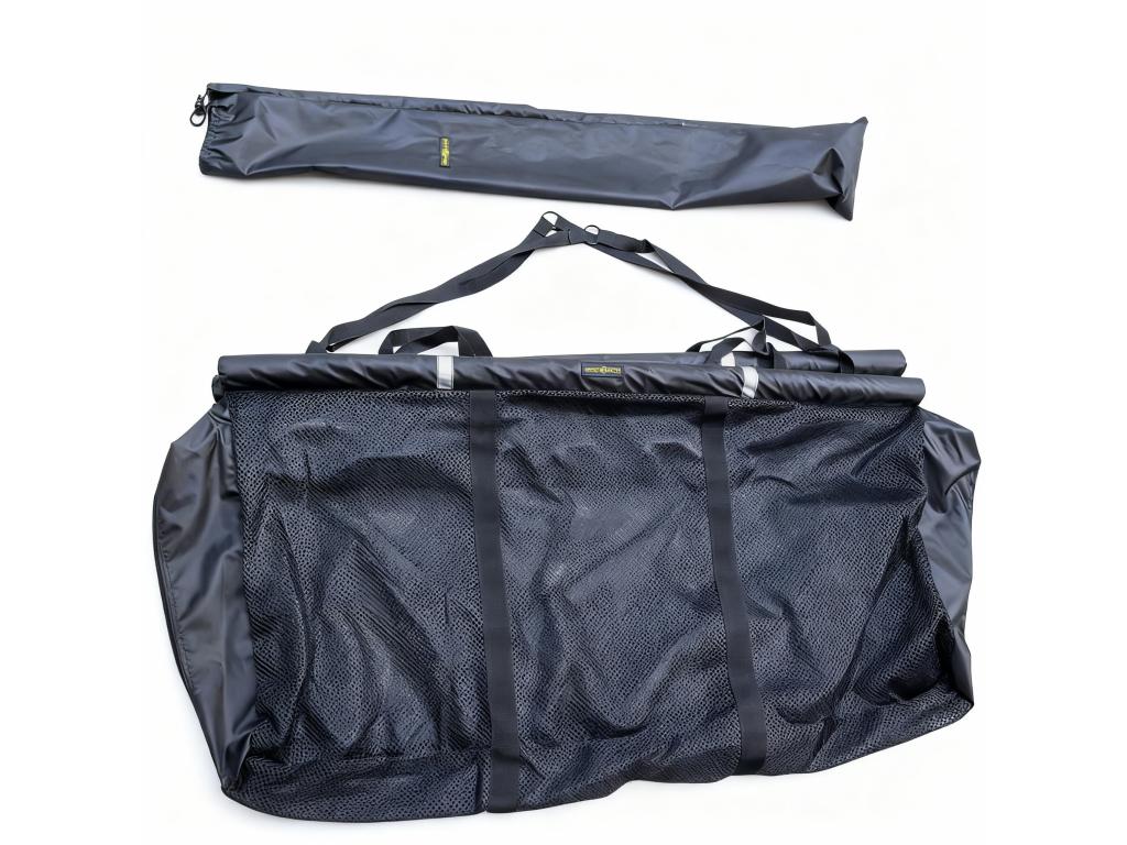 Panier Pêche Flottant - Sac Filet Maille Nylon - Flottabilité Intégrée - Cordon 6m - Pliable - Anti Soleil